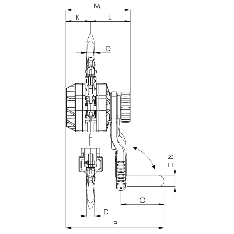 PALAN ÉLECTRIQUE À CHAÎNE - Corderie Dor