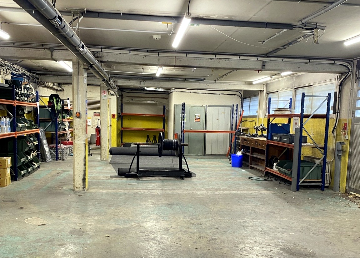 REEL HELISAR – poste de préparation en atelier Vue du poste de préparation aménagé pour REEL HELISAR dans l’atelier Corderie DOR de Marseille